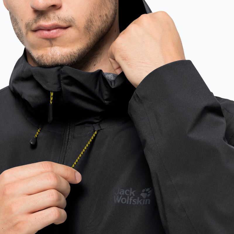 Jack Wolfskin vyriška hardshello striukė Highest Peak 2.5L black 1114961_6000 4