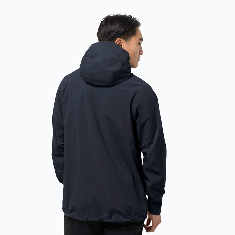 Jack Wolfskin vyriška Highest Peak hardshello striukė tamsiai mėlyna 1115131_1033 2