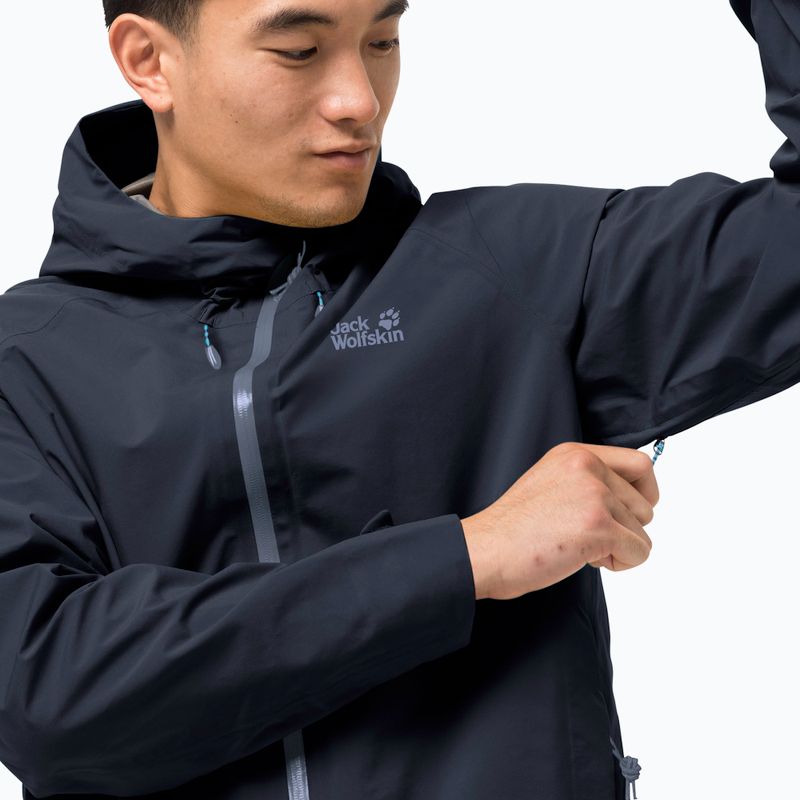 Jack Wolfskin vyriška Highest Peak hardshello striukė tamsiai mėlyna 1115131_1033 3