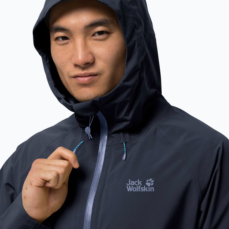 Jack Wolfskin vyriška Highest Peak hardshello striukė tamsiai mėlyna 1115131_1033 4