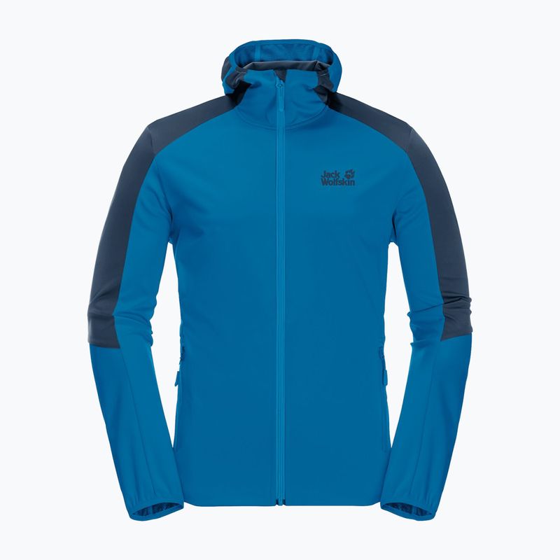 Jack Wolfskin Go Hike vyriška softshell striukė mėlyna 1306921_1361 4
