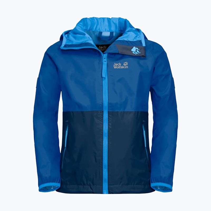 Jack Wolfskin Rainy Days vaikiška striukė nuo lietaus mėlyna 1604815_1201 7