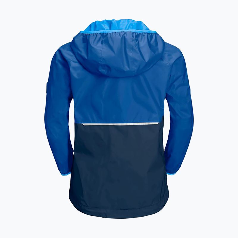 Jack Wolfskin Rainy Days vaikiška striukė nuo lietaus mėlyna 1604815_1201 8
