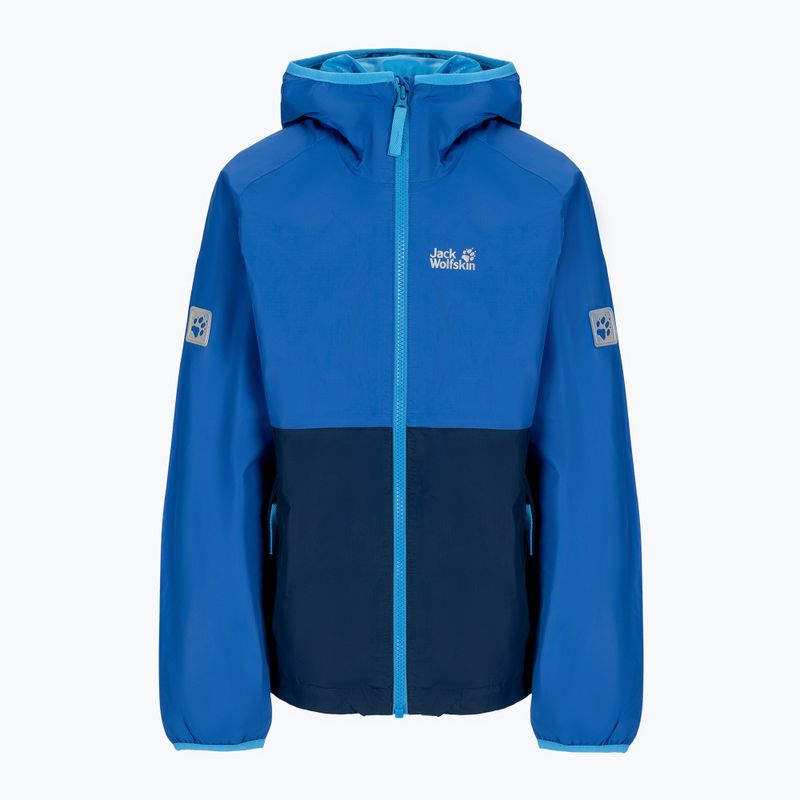 Jack Wolfskin Rainy Days vaikiška striukė nuo lietaus mėlyna 1604815_1201