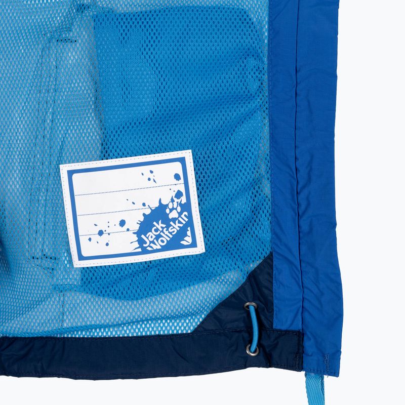 Jack Wolfskin Rainy Days vaikiška striukė nuo lietaus mėlyna 1604815_1201 6