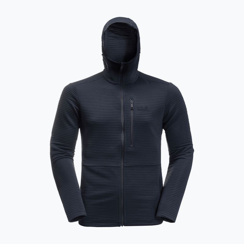 Jack Wolfskin vyriški Modesto vilnoniai marškinėliai tamsiai mėlyni 1706492_1010 7
