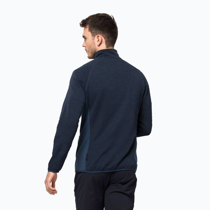 Jack Wolfskin vyriški Active Tongari vilnoniai džemperiai tamsiai mėlyna 1709472_1383 2
