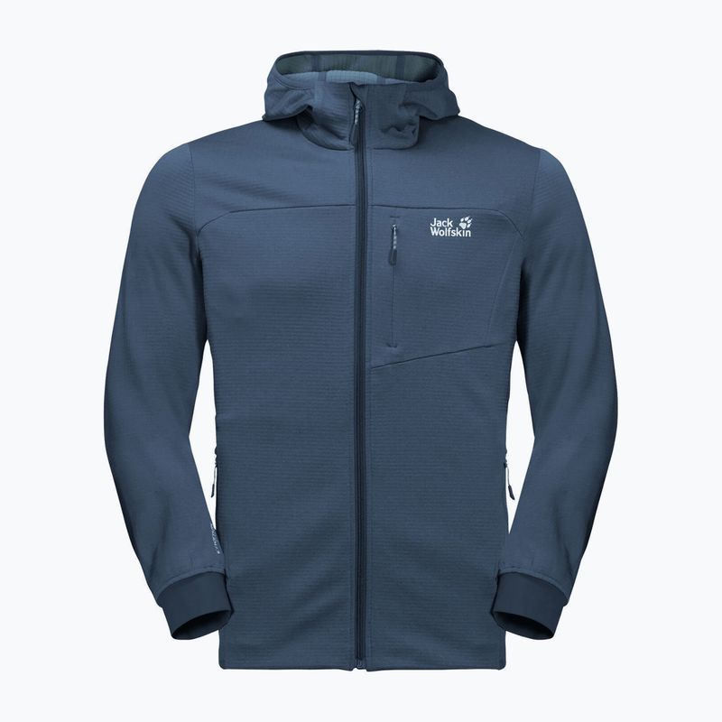 Jack Wolfskin vyriški Hydro Grid vilnoniai džemperiai tamsiai mėlyni 1710001_1383 6