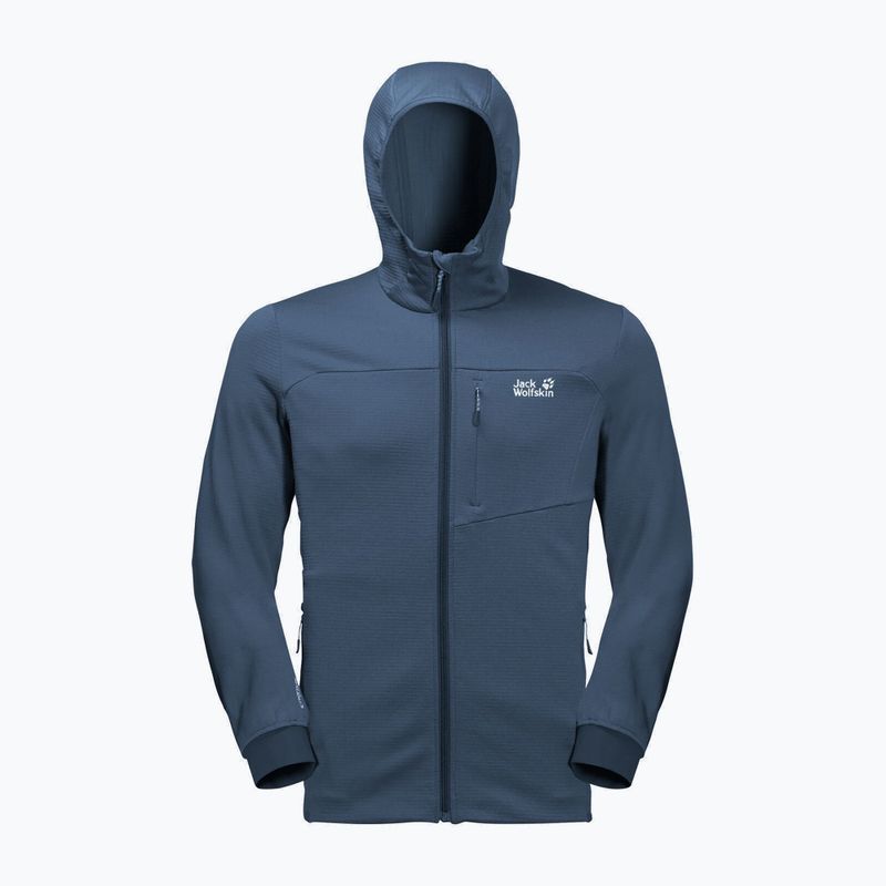 Jack Wolfskin vyriški Hydro Grid vilnoniai džemperiai tamsiai mėlyni 1710001_1383 7