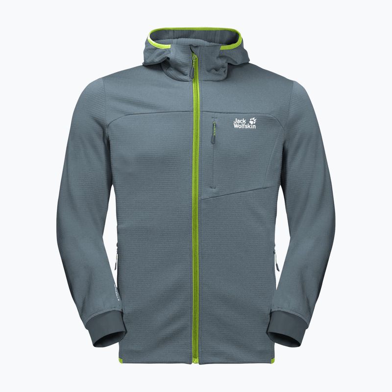 Jack Wolfskin vyriškas Hydro Grid vilnonis džemperis pilkas 1710001_6098 6