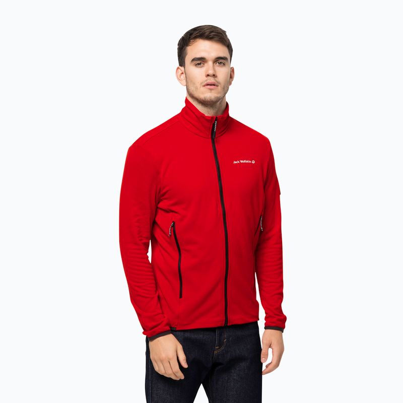 Jack Wolfskin vyriškas vilnonis džemperis Dna red 1710271_2206