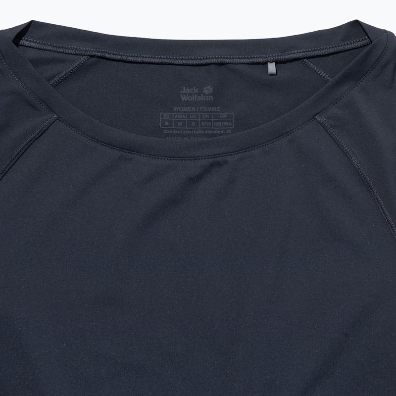 Jack Wolfskin moteriški trekingo marškinėliai Tasman grey 1808441_1388 9