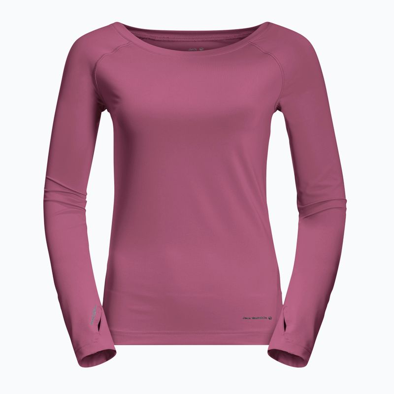 Jack Wolfskin moteriški trekingo marškinėliai Tasman purple 1808441_2094 4