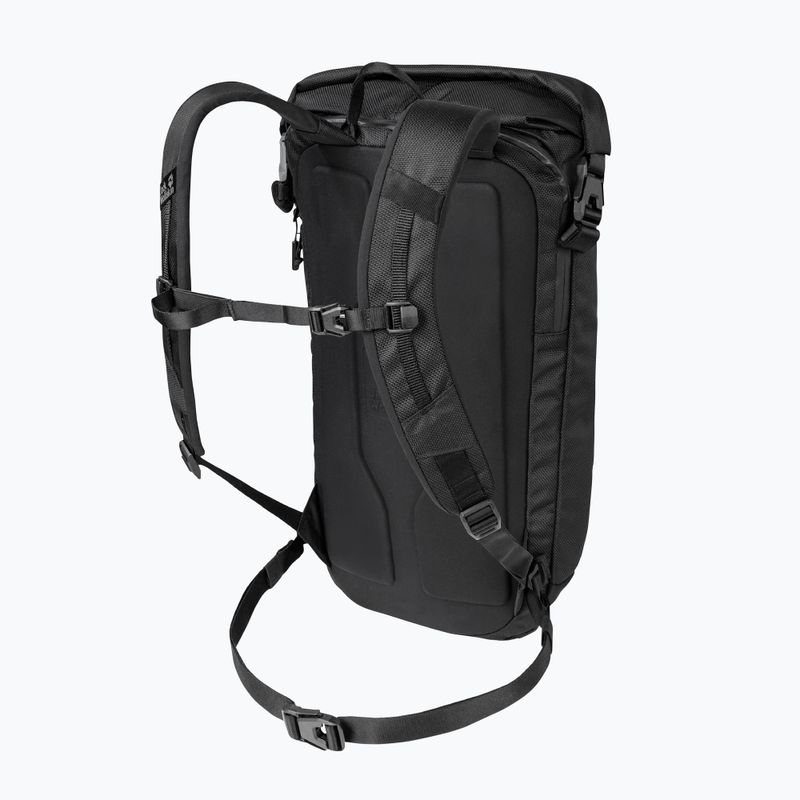 Miesto kuprinė Jack Wolfskin Helsinki Rolltop 18 l ultra black 2