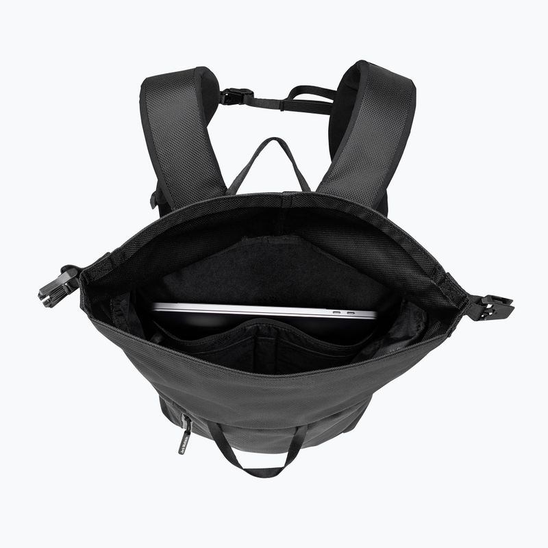 Miesto kuprinė Jack Wolfskin Helsinki Rolltop 18 l ultra black 3