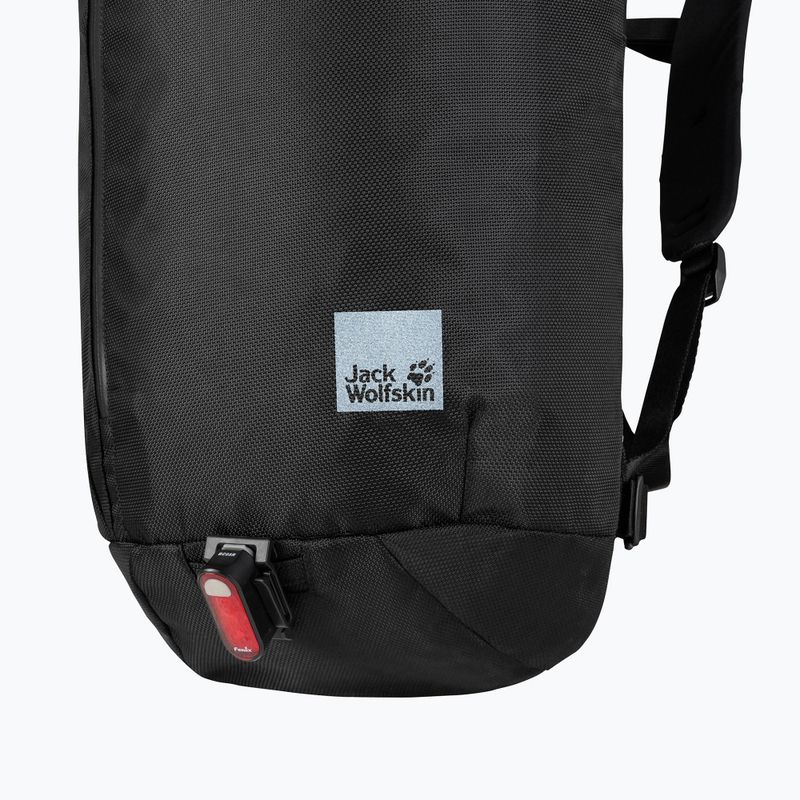 Miesto kuprinė Jack Wolfskin Helsinki Rolltop 18 l ultra black 6