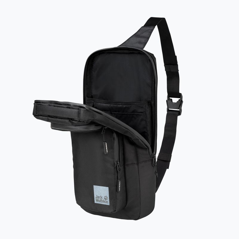 Krepšys ant peties Jack Wolfskin Lyon Cross Over 8 l ultra black 4