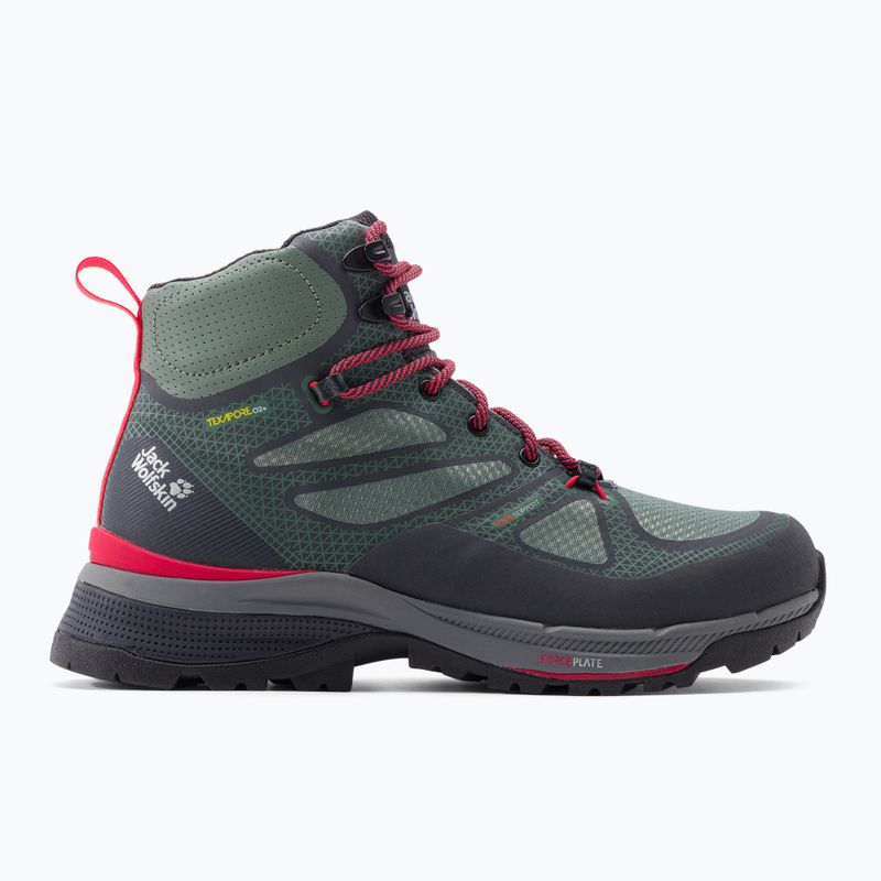 Jack Wolfskin Force Striker Texapore moteriški trekingo batai žali 4038871_4175 2