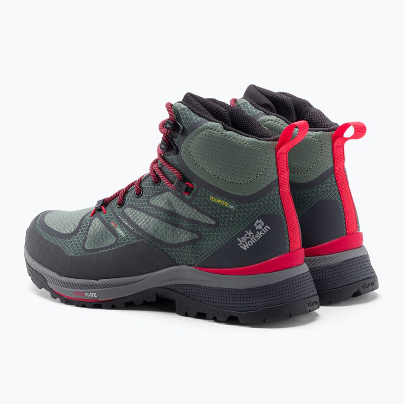 Jack Wolfskin Force Striker Texapore moteriški trekingo batai žali 4038871_4175 3
