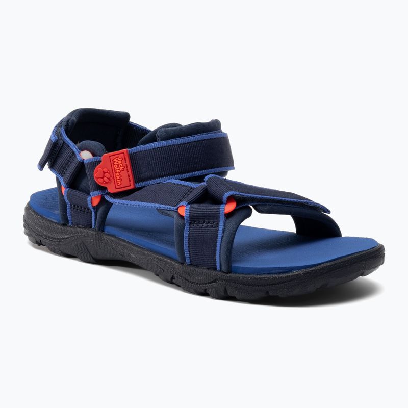 Jack Wolfskin Seven Seas 3 vaikiški trekingo sandalai tamsiai mėlyni 4040061