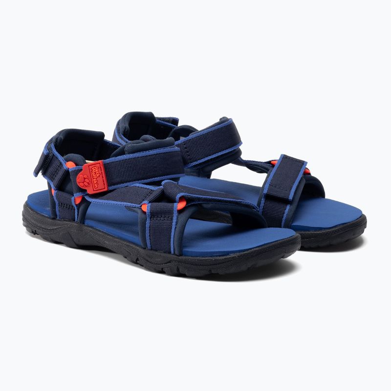 Jack Wolfskin Seven Seas 3 vaikiški trekingo sandalai tamsiai mėlyni 4040061 4