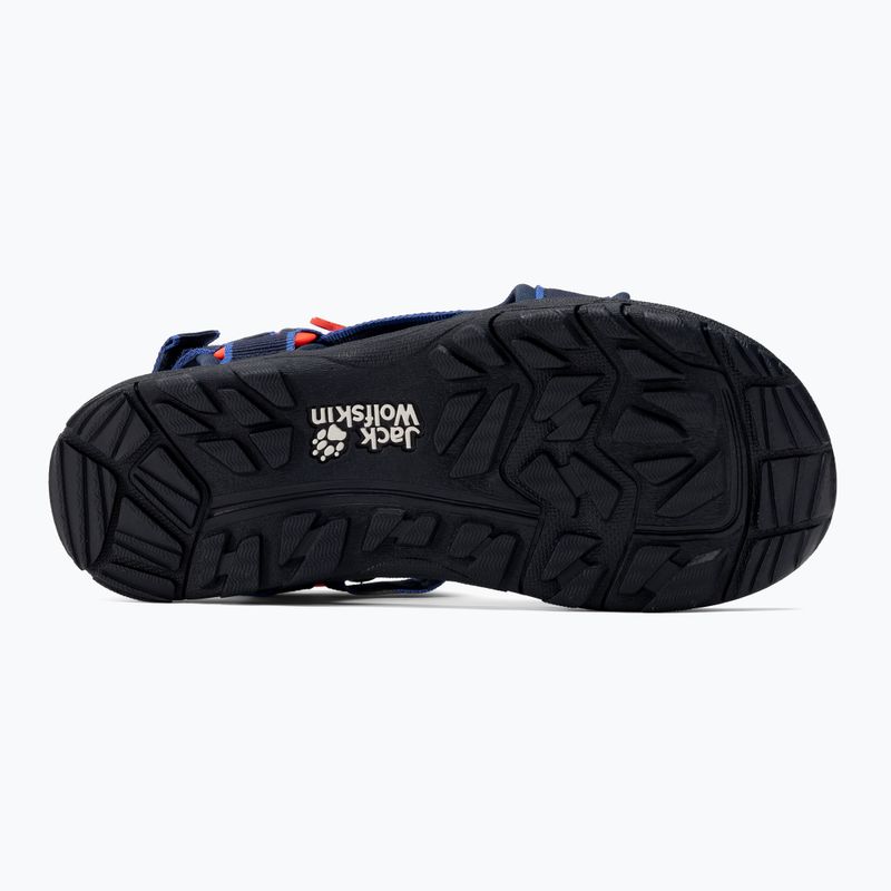 Jack Wolfskin Seven Seas 3 vaikiški trekingo sandalai tamsiai mėlyni 4040061 5