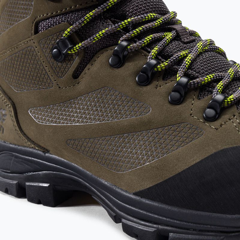 Jack Wolfskin vyriški trekingo batai Rebellion Texapore Mid chaki 4051171 8