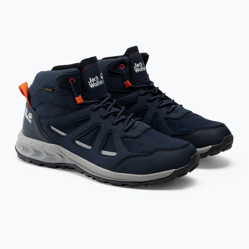 Jack Wolfskin vyriški trekingo batai Woodland 2 Texapore Mid navy blue 4051261_1178 5