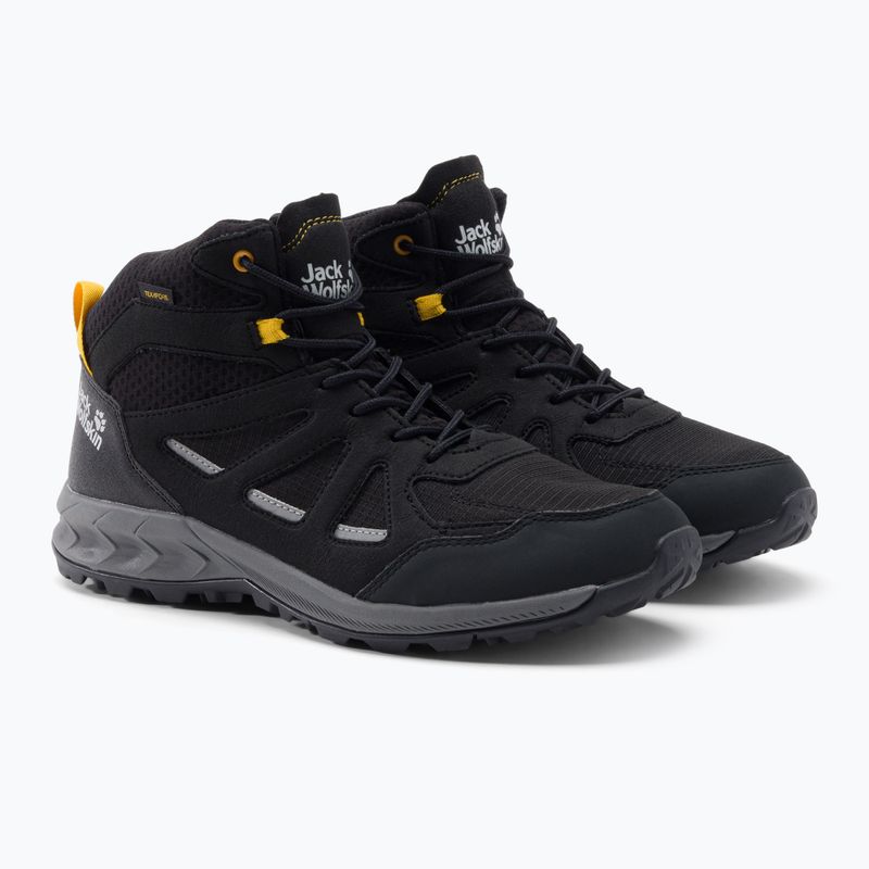 Jack Wolfskin vyriški trekingo batai Woodland 2 Texapore Mid black 4051261_6055 5
