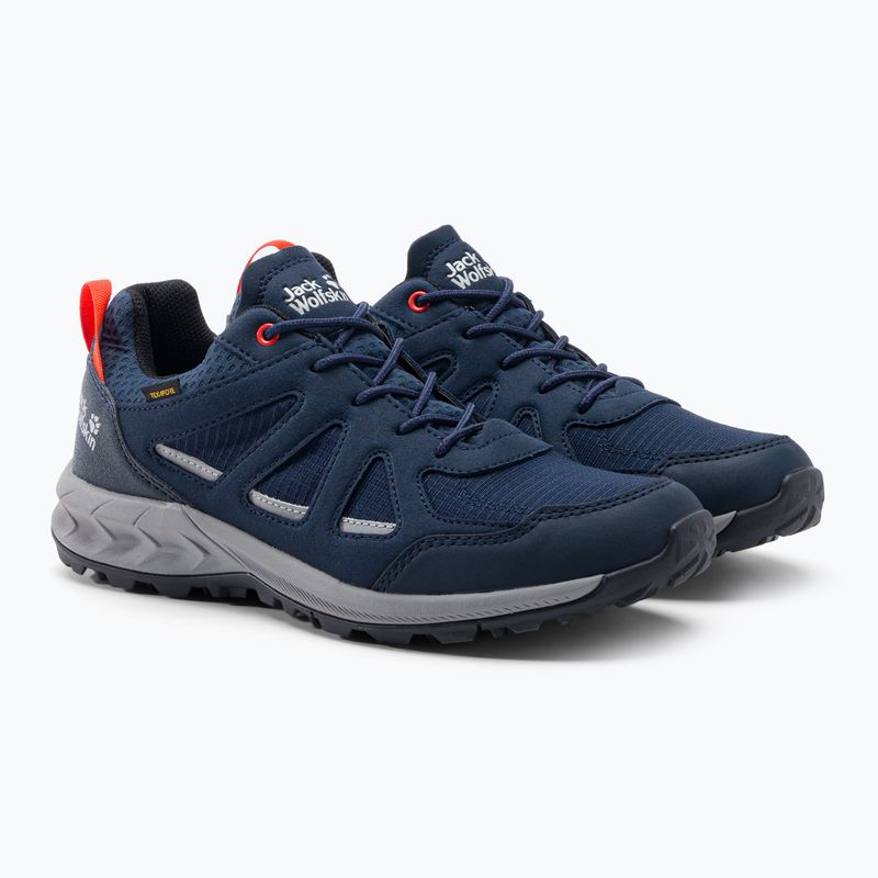 Jack Wolfskin vyriški trekingo batai Woodland 2 Texapore navy blue 4051271_1178 5