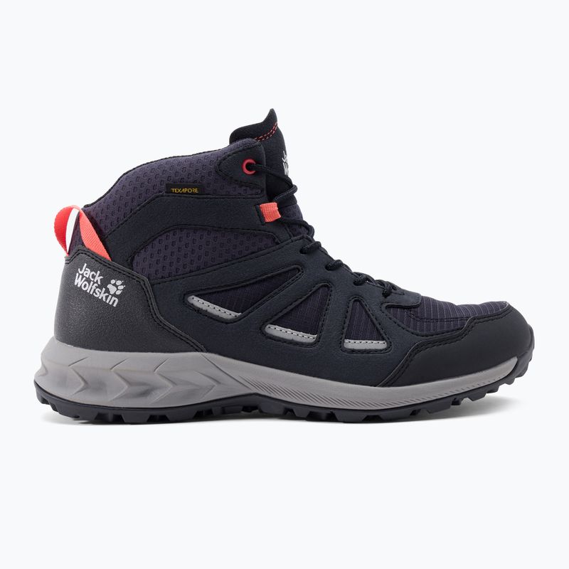 Jack Wolfskin moteriški trekingo batai Woodland 2 Texapore navy blue 4051331_1207 2