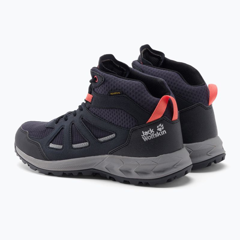 Jack Wolfskin moteriški trekingo batai Woodland 2 Texapore navy blue 4051331_1207 3