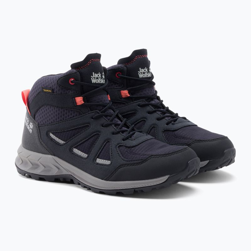 Jack Wolfskin moteriški trekingo batai Woodland 2 Texapore navy blue 4051331_1207 5
