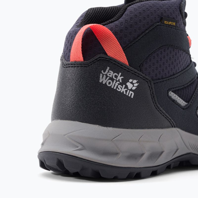 Jack Wolfskin moteriški trekingo batai Woodland 2 Texapore navy blue 4051331_1207 7