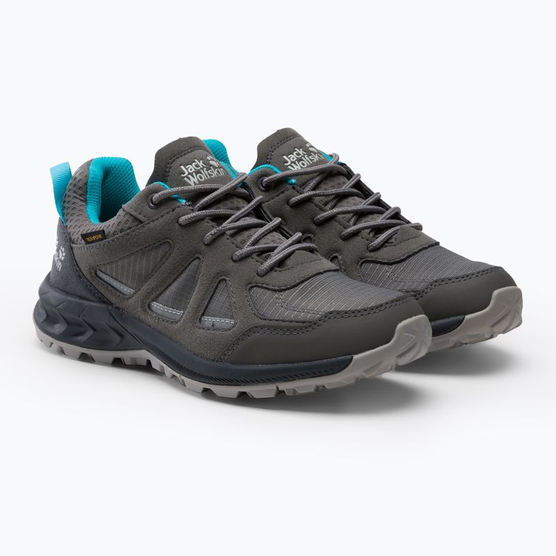 Jack Wolfskin moteriški trekingo batai Woodland 2 Texapore pilki 4051341_6338 4