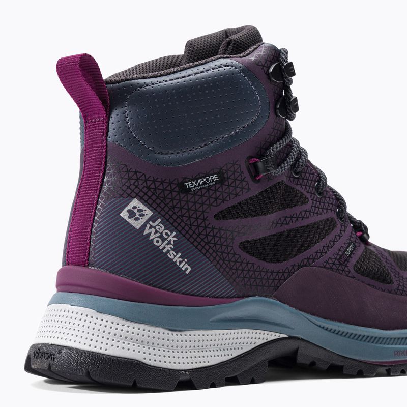 Moteriški trekingo batai Jack Wolfskin Force Striker Texapore Mid purple 4038873 8