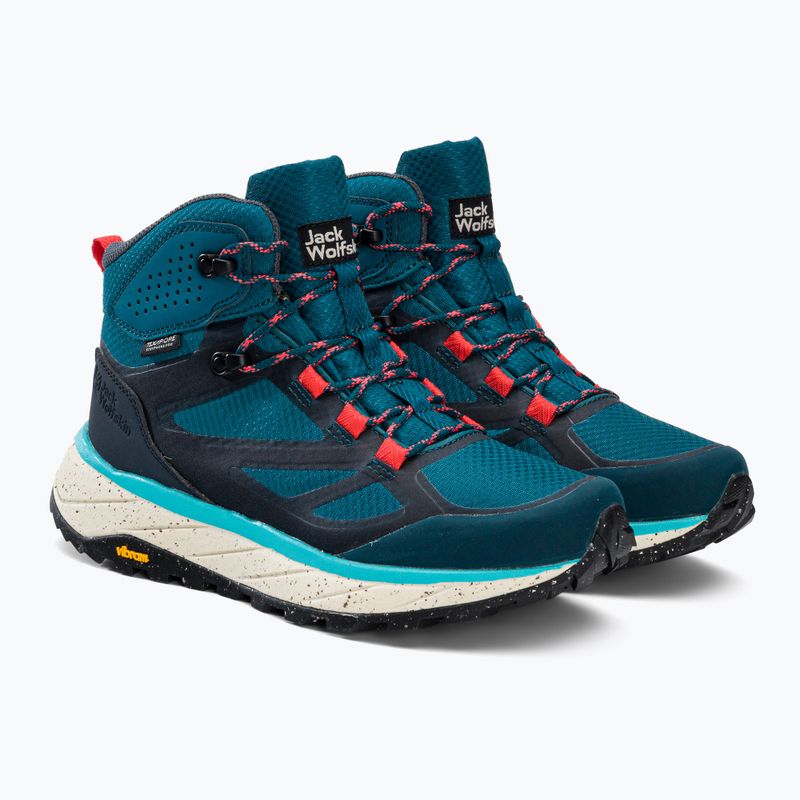 Jack Wolfskin moteriški trekingo batai Terraventure Texapore Mid blue 4049991_1227_075 4