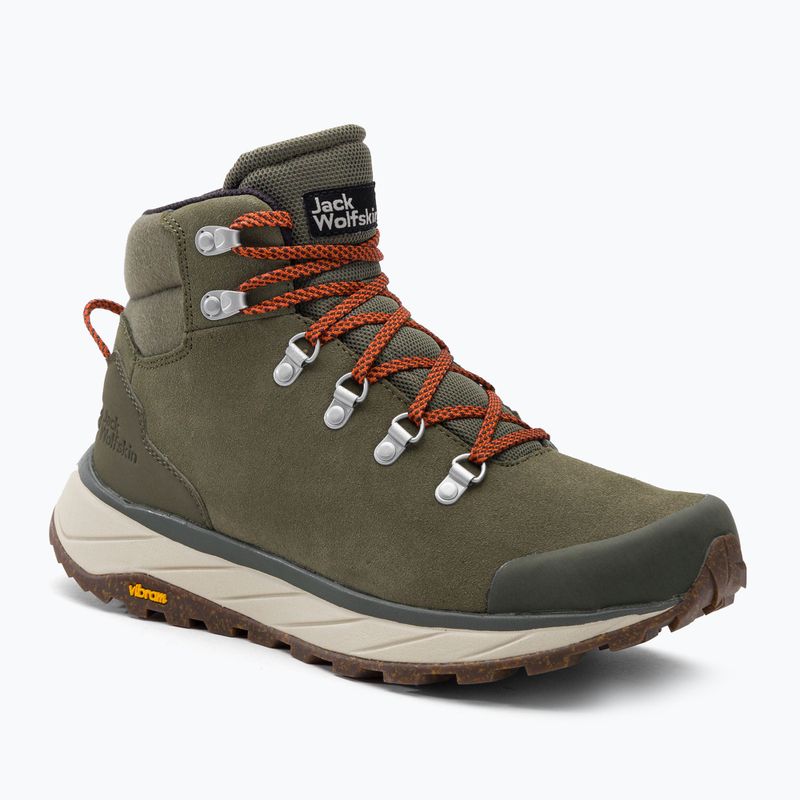 Jack Wolfskin vyriški Terraventure Urban Mid trekingo batai žali 4053561