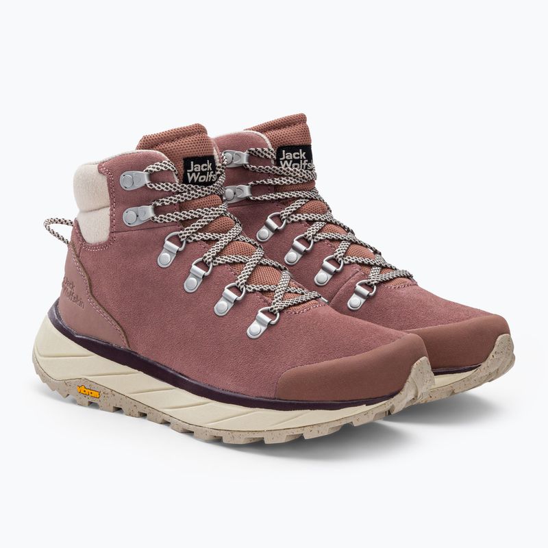 Jack Wolfskin moteriški trekingo batai Terraventure Urban Mid rudos spalvos 4053571 4