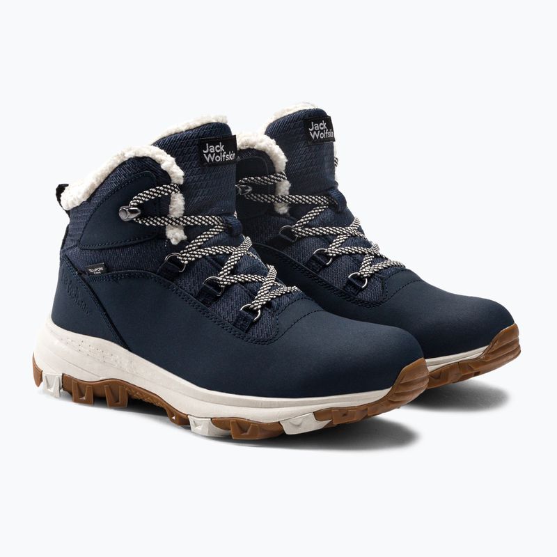 Jack Wolfskin moteriški trekingo batai Everquest Texapore Mid navy blue 4053581 5