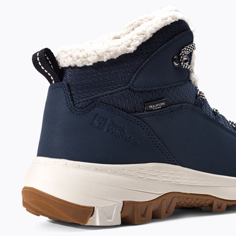 Jack Wolfskin moteriški trekingo batai Everquest Texapore Mid navy blue 4053581 7