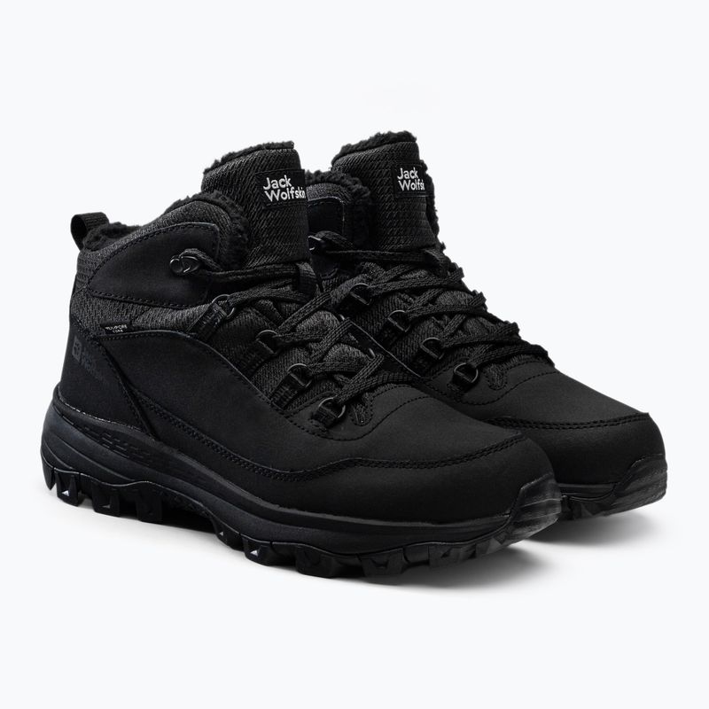 Jack Wolfskin vyriški Everquest Texapore Mid trekingo batai juodi 4053611 5