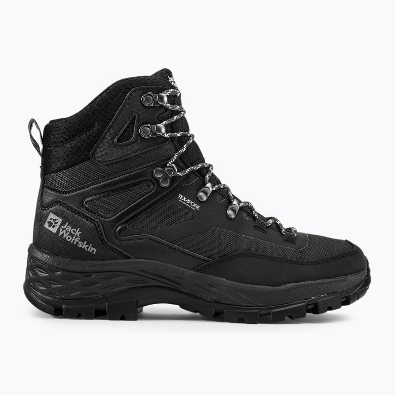 Jack Wolfskin vyriški trekingo batai Rebellion Guide Texapore Mid black 4053791 2