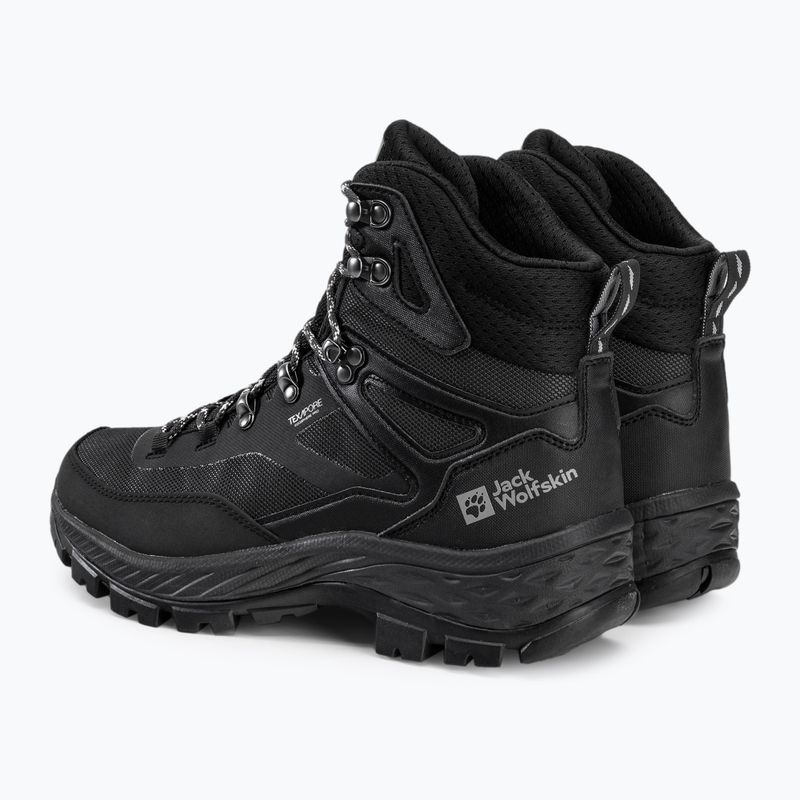 Jack Wolfskin vyriški trekingo batai Rebellion Guide Texapore Mid black 4053791 3