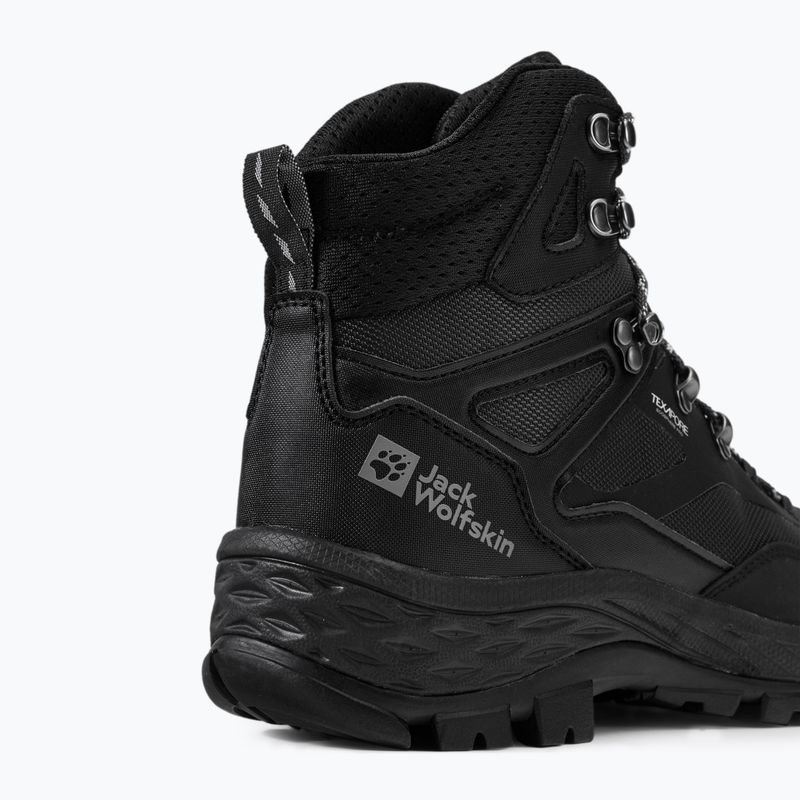 Jack Wolfskin vyriški trekingo batai Rebellion Guide Texapore Mid black 4053791 8