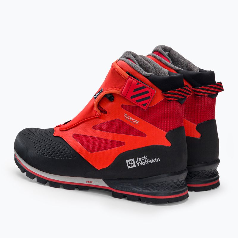 Jack Wolfskin vyriški trekingo batai 1995 Series Texapore Mid red/black 4053991 3