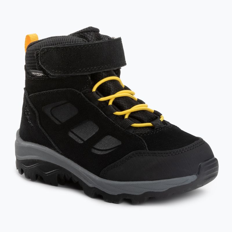 Jack Wolfskin Vojo Lt Texapore Mid vaikiški trekingo batai juodi 4054021