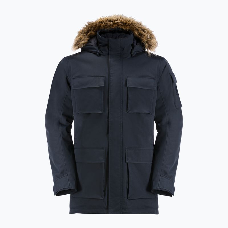 Jack Wolfskin vyriška žieminė striukė Glacier Canyon Parka navy blue 1107674_1010 7