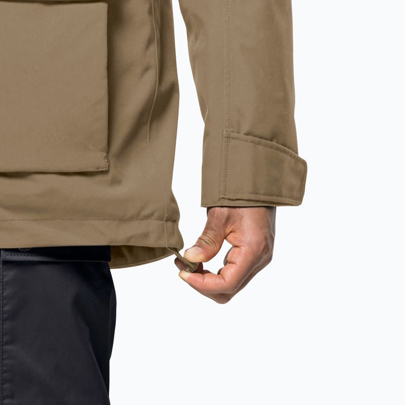 Jack Wolfskin vyriška žieminė striukė Glacier Canyon Parka brown 1107674_5136 6