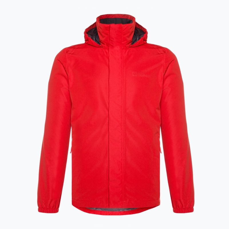 Jack Wolfskin vyriška striukė nuo lietaus Stormy Point 2L raudona 1111142_2206 4